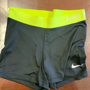 Nike pro spandex shorts